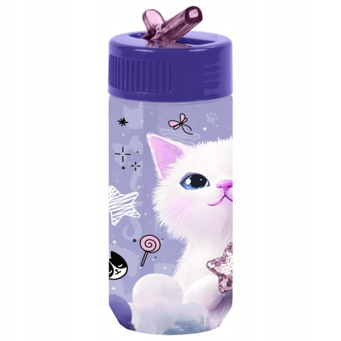 BIDON Z SŁOMKĄ 330 ml Kotek