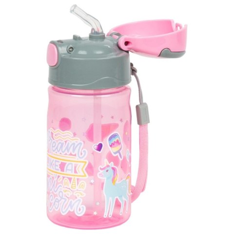 BIDON Z SŁOMKĄ Jednorożce 330 ml