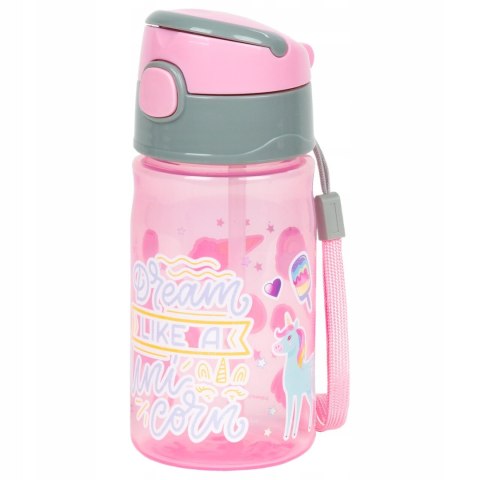 BIDON Z SŁOMKĄ Jednorożce 330 ml