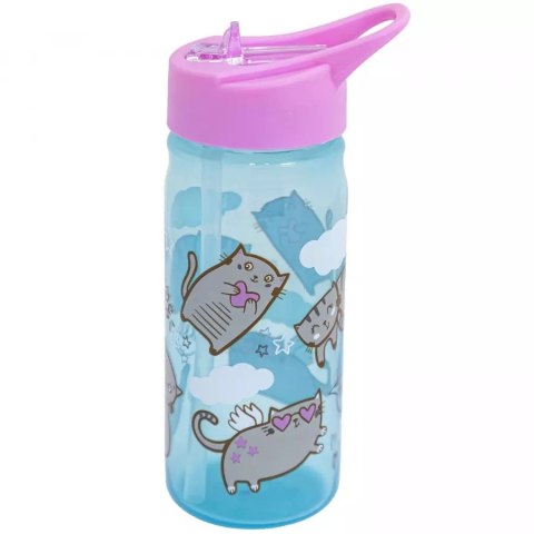 BIDON Z SŁOMKĄ KOTKI 450 ml