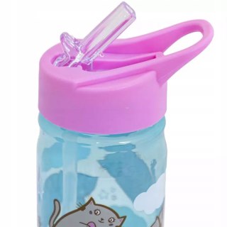 BIDON Z SŁOMKĄ KOTKI 450 ml