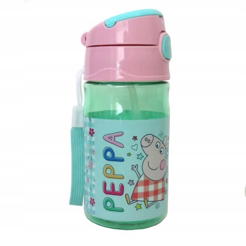 BIDON Z SŁOMKĄ Świnka Peppa 400 ml