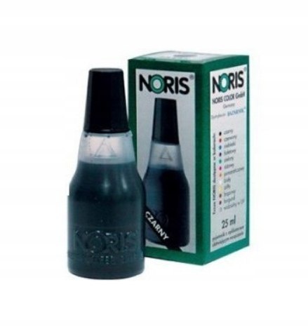 Bezolejowy tusz do stempli NORIS 110S 25 ml CZARNY