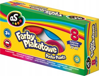 Farby plakatowe Astra 8 szt. x 20 ml