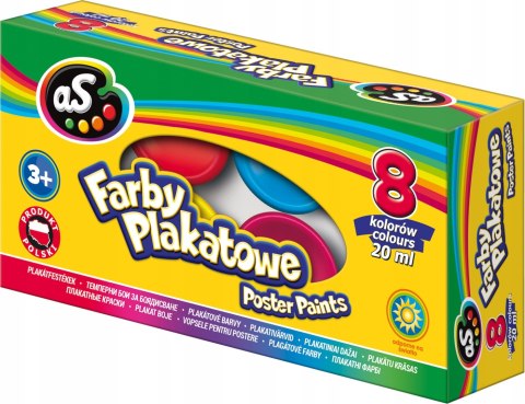 Farby plakatowe Astra 8 szt. x 20 ml