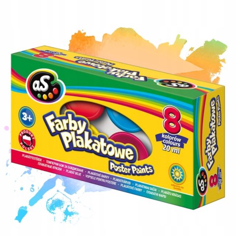 Farby plakatowe Astra 8 szt. x 20 ml