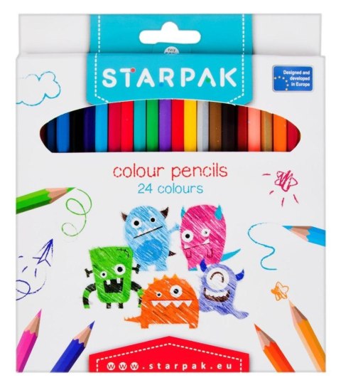 Kredki ołówkowe Starpak 24 szt.