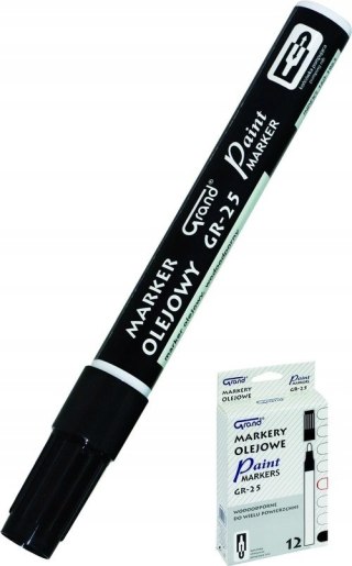 Marker olejowy GRAND GR-25 czarny