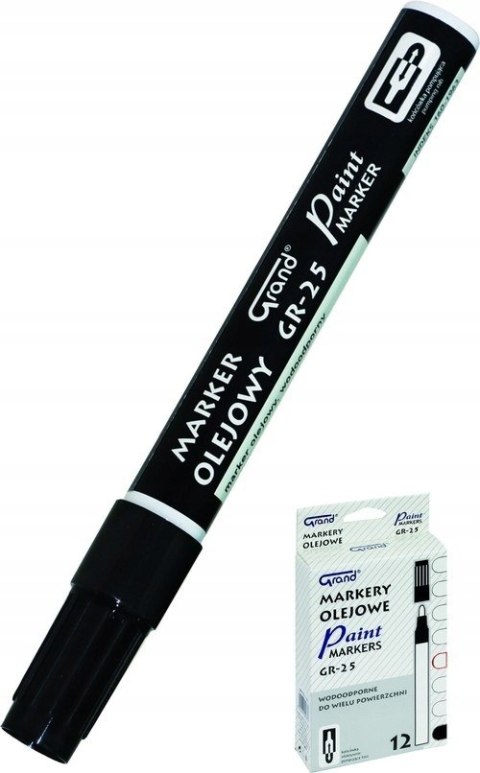 Marker olejowy GRAND GR-25 czarny