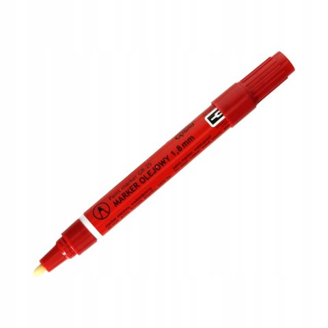 Marker olejowy GRAND GR-25, czerwony