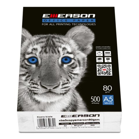 Papier ksero A5 biurowy Emerson 80g biały 500 arkuszy