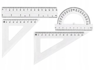 Zestaw geometryczny ŚREDNI transparent Grand