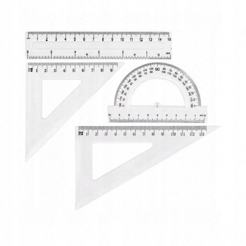Zestaw geometryczny ŚREDNI transparent Grand